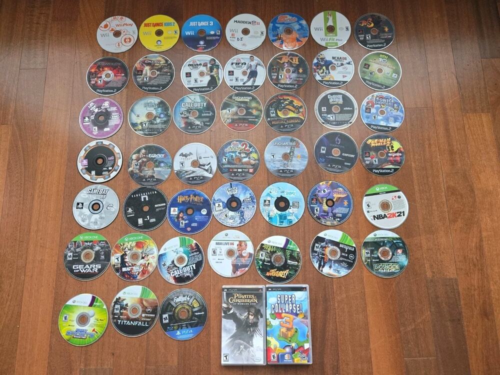 Lot 47 Games Wii Playstation 2 3 4 Xbox 360 Nintendo Umd